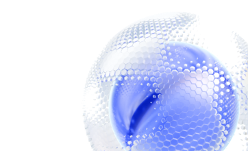 Circle connected continuously with small dots