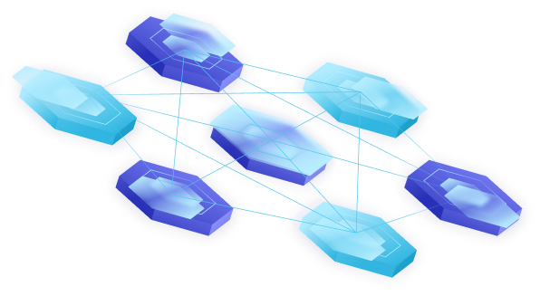 Connected Hexagon network